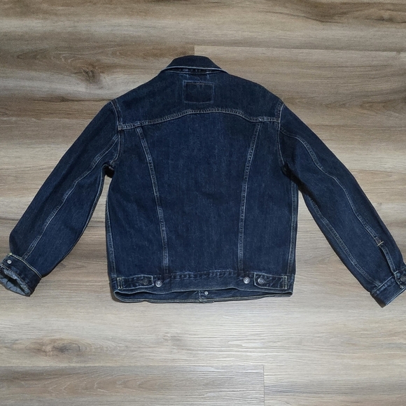 Levi's Trucker Classic Blue Denim Jean Jacket Size M - Picture 3 of 12